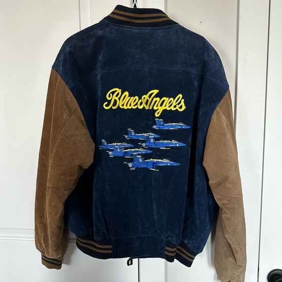 Vintage - Navy Blue Angels Bomber jacket - Picture 2 of 5